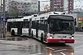 A Van Hool AG300T on route 1 in 2012