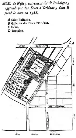 Hôtel de Bahaigne in 1388