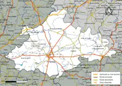 Map of the communes