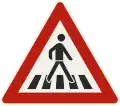 1.11b - Pedestrian crossing (sign from left)