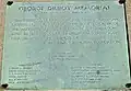 Dilboy Memorial inscription plaque