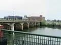14th Street Bridge from Phenix City Riverwalk. The bridge now stands were the Upper Bridge once stood.