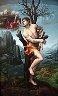 Marco d'Oggiono, Saint Sebastian (1520), Gemäldegalerie, Berlin