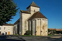 The church of Saint-Jean Baptiste, in Limalonges