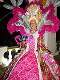A character in costume.
