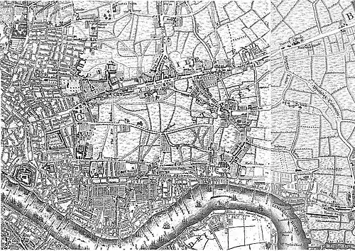 John Rocque's Map of London, 1746