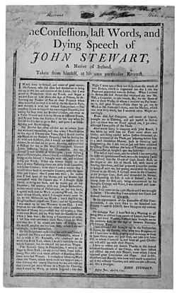 John Stewart confession, 1797 (Library of Congress)