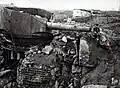 A sabotaged gun of the Friedrichsort battery.