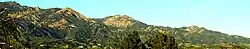 S.Y. Mtn. peaks (from left) La Cumbre, Cathedral, Arlington, White, and Gibraltar