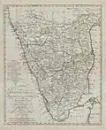 1804 German Edition of the Rennel Map of India - Geographicus