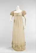 Empire silhouette c. 1810 (American)