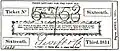 English State Lottery Ticket 1814 issued by broker Swift & Co.