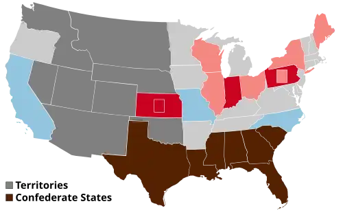 Elections held from January 1–July 3, 1861