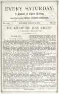 Every Saturday, 1869, with story by Anthony Trollope