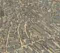 Overview of Boston's Financial District, showing the Custom House, India St., 1899