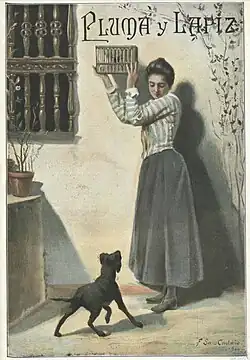Cover for issue 44 of Pluma y Lápiz (1901)