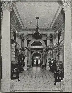 Entrance hall, 1902.