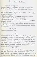 Military convention (1st page)