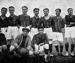 The Beylerbeyi football team, featured in the Monthly Magazine, March, 1927.