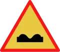 Uneven road