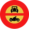 No motor vehicles