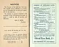1941 AJC Sydney Cup racebook showing entrance gate charges