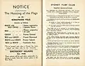 1944 Lord Mayor’s Cup racebook showing semaphore flags