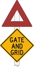 Gate and grid