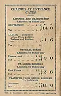 Back cover showing charges at the entrance gates