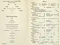 The Pine Grill Menu (inside, circa July 1949)