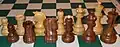 1950 Dubrovnik Chess Set manufactured 2015 by Chess Bazaar of India[9]
