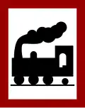 Unguarded railway crossing