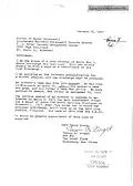 Widow, Theresa Siegel's request for pension