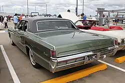 1968 Continental sedan, rear view