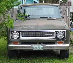 1971 International 1010-series pickup, with plastic grille