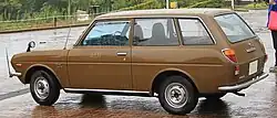 Rear view of the wagon/van