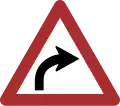 Right curve (before 2001)