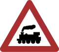 Unguarded railway crossing