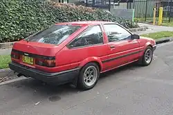 Australian market Toyota Sprinter liftback