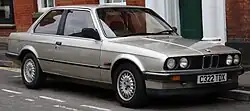 1986–1987 BMW E30/2. In 1986, the E30 received an aerodynamically improved front bumper that extends further downward.