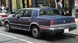 1989 New Yorker (base); this version received hidden headlamps but no vinyl roof