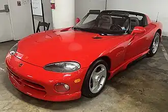 Front view (open top) of the fifth Viper to roll off the production line, part of the Viper's pilot program