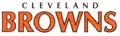 The Browns' primary script wordmark logo 1999–2002. This was also the Browns' script logo from 1983 to 1995.