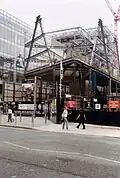 Cantilever under construction