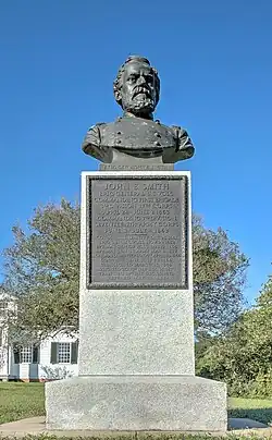 Bust of Brig. Gen. John E. Smith at Vicksburg National Military Park, 1919