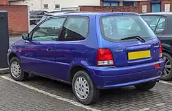 The petrol cap is on the left-hand side over the rear wheels with this European-market model having a rear fog lamp integrated into the rear bumper