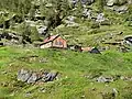 2001. Teigen, seen from the path to Sinjarheim, above Bridlebrui.