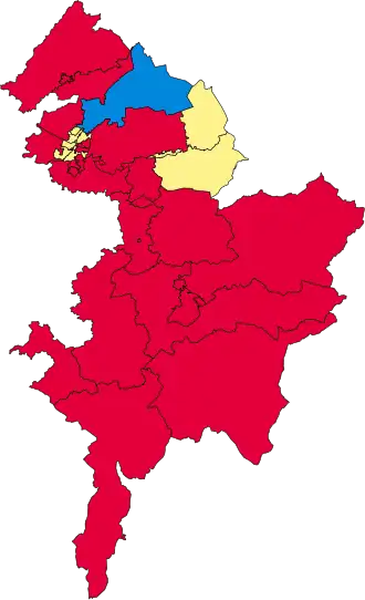 2003 results map