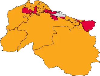 2003 results map