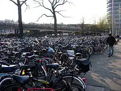 Centraal Station's Fietsflat parking facility, closed in 2023